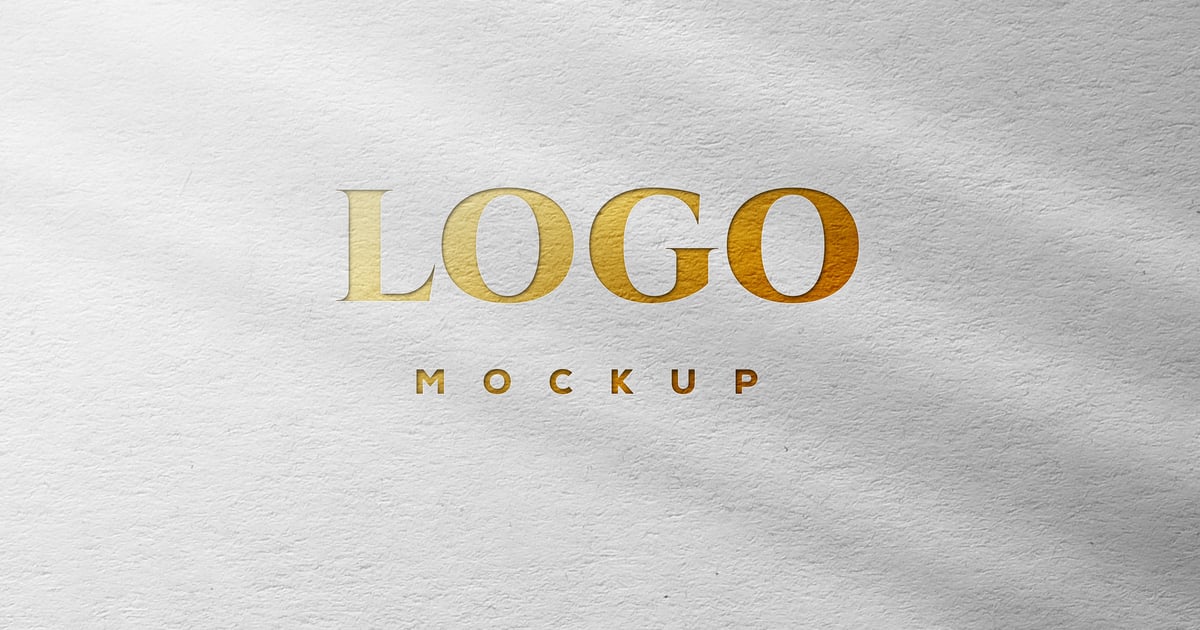 foil embossed logo